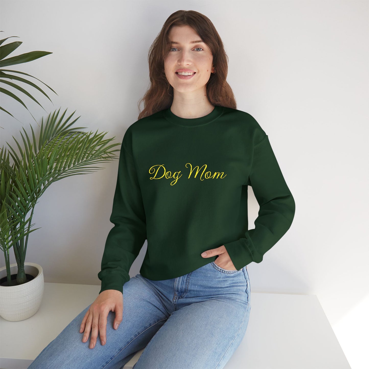 Dog Mom Crewneck Sweatshirt